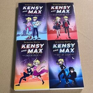 Kensy and‎ Max Book Set 1-4 Jacqueline Harvey 1234 Mystery Adventure Kane Miller